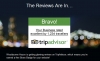 We have received a Bravo Badge from Tripadvisor